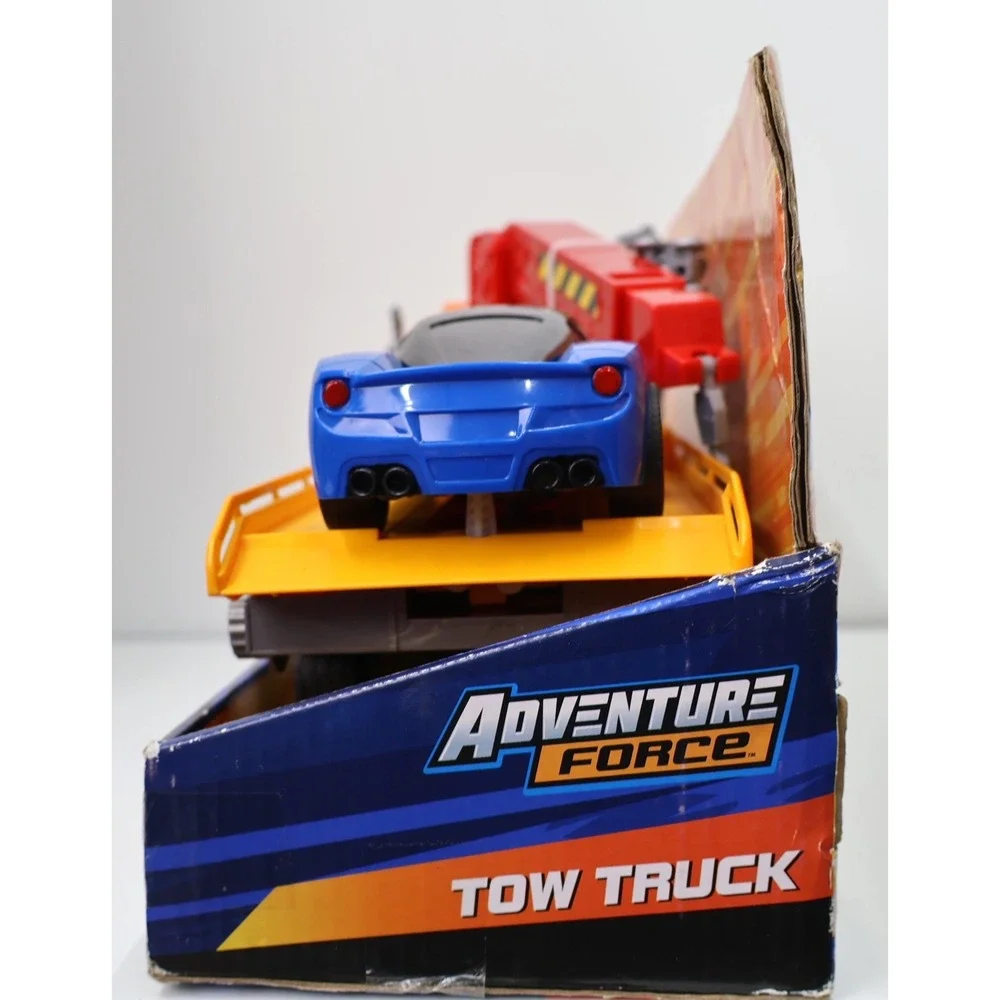 Adventure Force Tow Truck Toy Kids Unisex OS Yellow New Lights & Sounds Crane